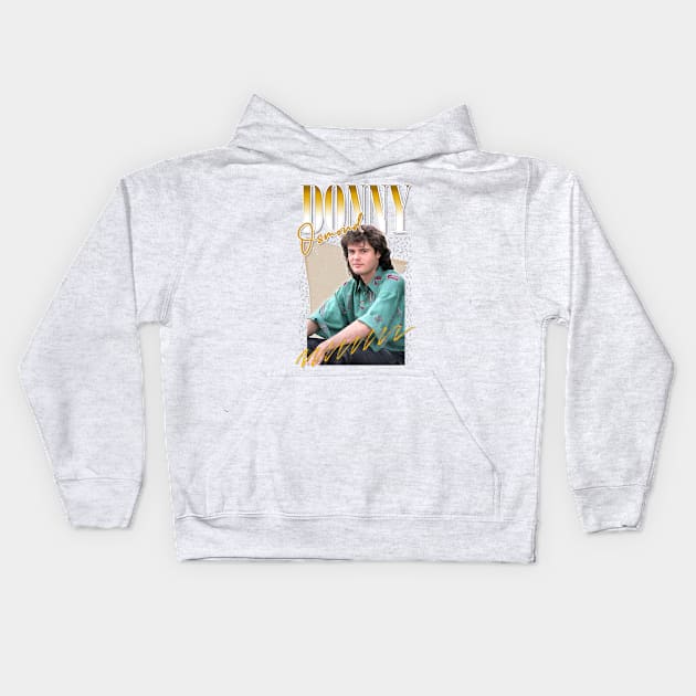 Donny Osmond / Retro Aesthetic Fan Design Kids Hoodie by DankFutura